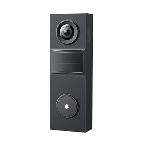 Tapo 2K Wireless Smart Video Doorbell - 160° Ultra-Wide View, Person Detection, 2-Way Talk, Ring Call, Night Vision, Subscription-Free Local Storage or Optional Cloud, Works with Alexa, D205