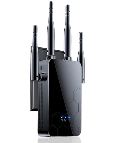 2026 WiFi Extender Internet Booster, 10000 Sq.ft Long Range Repeater Wireless Routers Amplifier, Mesh Wi-Fi 80% Faster | Broader Than Ever, Support More Network Devices at Home, 1-Tap Setup