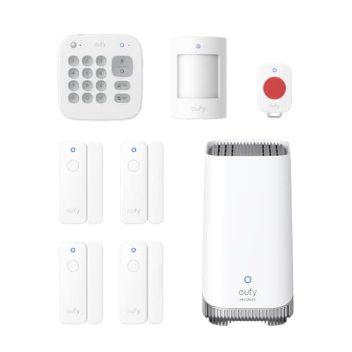 eufy Alarm System 8-Piece Kit with Homebase 3, Wireless Smart Home or Business Security System, Expandable, Easy Setup, App Control, No Monthly fee