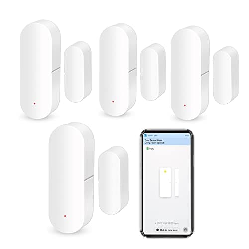 WiFi Door Window Sensor (4-Pack)