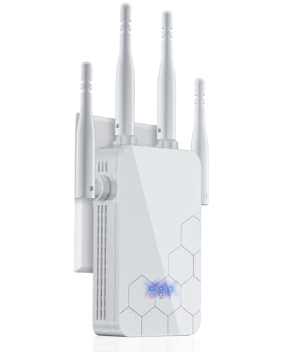2026 WiFi Extender Internet Booster, 10000 Sq.ft Long Range Repeater Wireless Routers Amplifier, Mesh Wi-Fi 80% Faster | Broader Than Ever, Support More Network Devices at Home, 1-Tap Setup