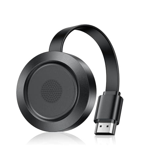 2026 Upgraded 4K Wireless Hdmi Display Adapter, Plug & Play Screen Mirroring Adapter for iPhone/Laptop/PC to TV,Supports Airplay, Miracast, DLNA for Movies, Videos, Presentations