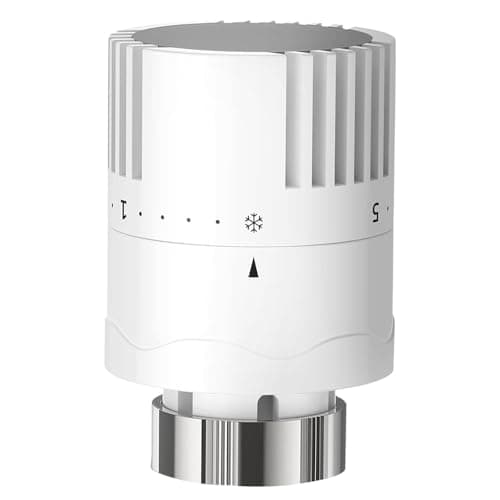 SEIWEI Thermostat Radiator Valve Head Automatical Temperature Control Heads Multi-Speed Adjustable Thermostatic Radiator Head Easy to Use for Home Office