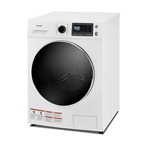 LG WM3555HWA 24 Inch Smart All In One Washer/Dryer with 2.3 cu. ft. Capacity, Wi-Fi Enabled, 14 Wash Cycles, 1400 RPM, Ventless, NeveRust Stainless Steel Drum, Quiet Operation, TrueBalance