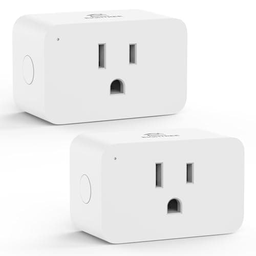 EIGHTREE Zigbee Smart Plug 15A, Energy Monitoring, Zigbee Hub Required, Zigbee Repeater, ETL Certified, Smart Plugs That Compatible with Alexa & Home Assistant & SmartThings, 2 Packs