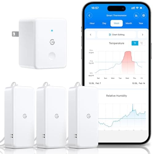 GoveeLife 2.0 WiFi Hygrometer Thermometer 3 Pack