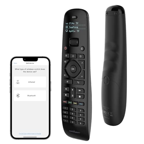 SofaBaton U2 Universal Remote with Backlit Button and Upgraded Scroll Wheel, All in One Universal Remote Control with App Control, Custom Macros for Smart TVs,Sound Bar, DVD/Blu-ray Players and More