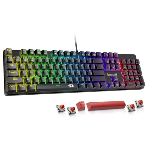 SteelSeries Apex 3 RGB Gaming Keyboard – 10-Zone RGB Illumination – IP32 Water Resistant – Premium Magnetic Wrist Rest (Whisper Quiet Gaming Switch)