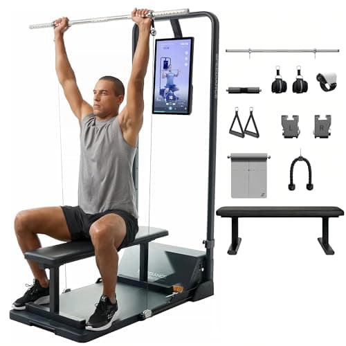Speediance Gym Monster Smart Home Gym, Multifunctional Strength Training Machine, Smith Machine Power Cage Workout Station, Squat Rack Cable Machine, Full Body Fitness Equipment for Home Workout