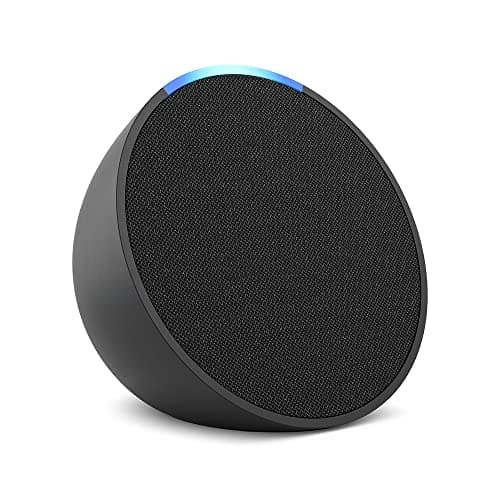 Amazon Echo Pop (newest model), Our smallest speaker, Designed for Alexa+, Fits in any room, Charcoal